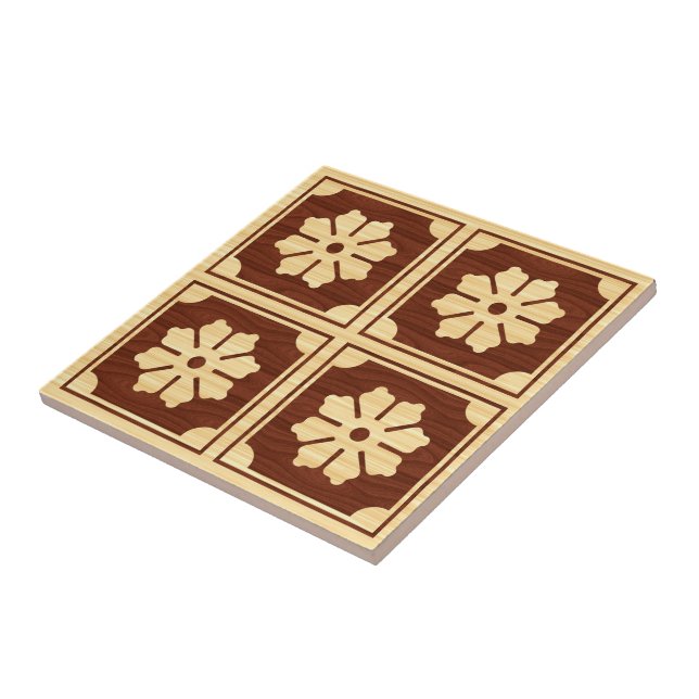 Carreau Texture de la céramique en bois naturel (Côté)