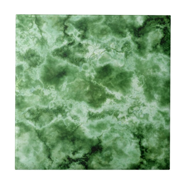 Carreau Texture de marbre vert (Devant)