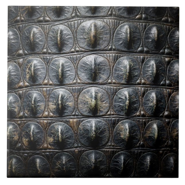 Carreau texture de peau de crocodile animal nature écaille (Devant)