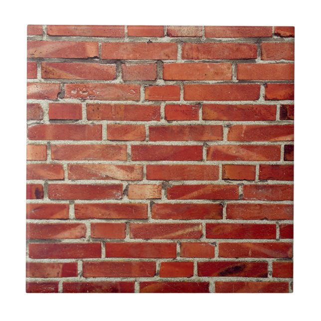 Carreau Texture rouge de mur de briques (Devant)