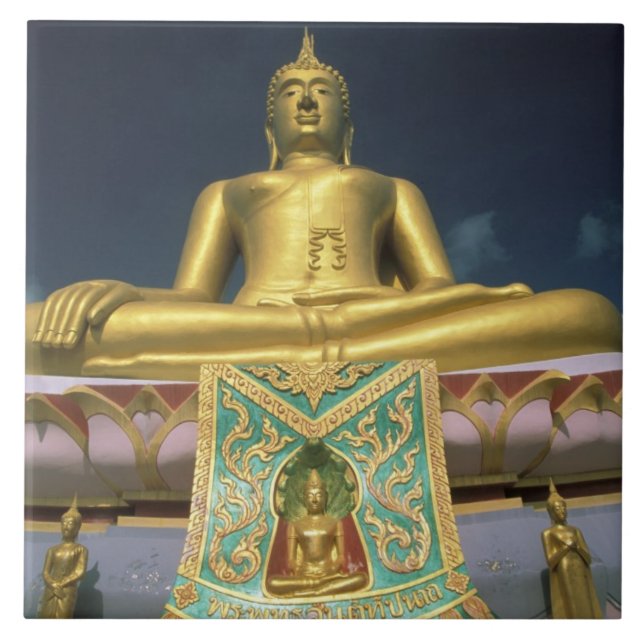 Carreau Thaïlande, île de Koh Samui. Grand Bouddha. (Devant)