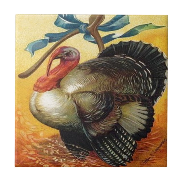 Carreau Thanksgiving vintage Turquie (Devant)