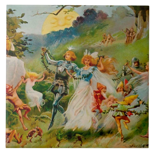 Carreau "The Fairy Dance" par ES Hardy (Devant)