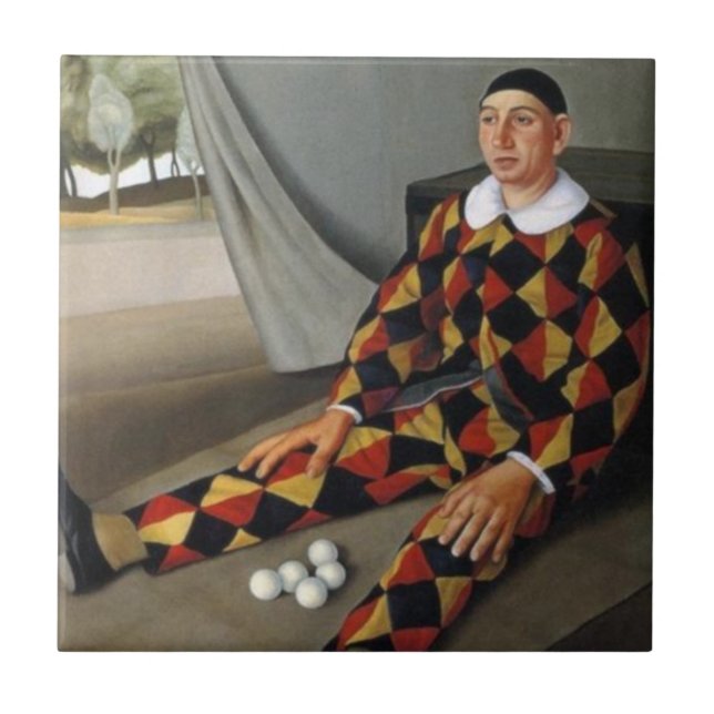 Carreau The Juggler (par Antonio Donghi) (Devant)