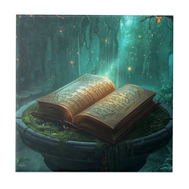 Carreau The Sacred Book of Moss and Magic (Devant)