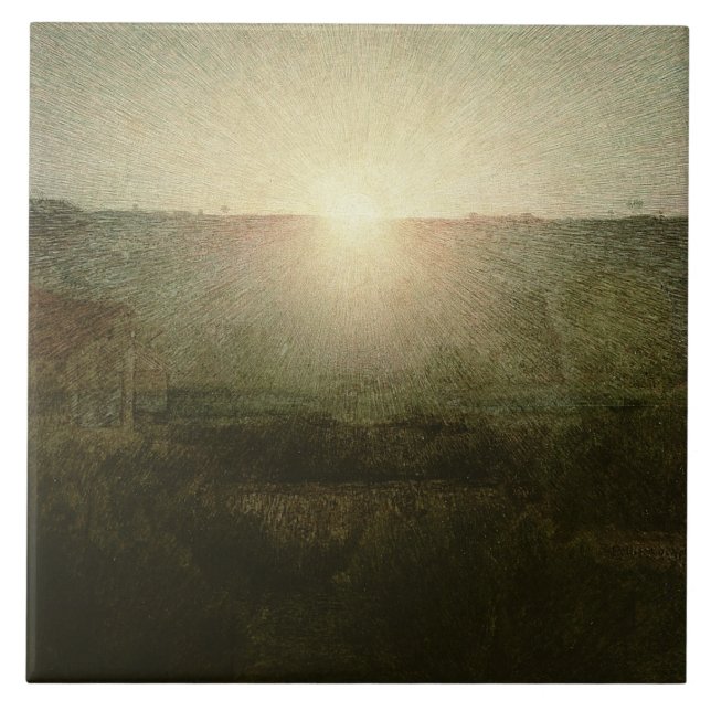 Carreau The Sun (Soleil Levant) 1904 (huile sur la toile) (Devant)