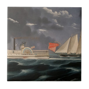 Carreau Thomas Hunt et l'Amérique 1852