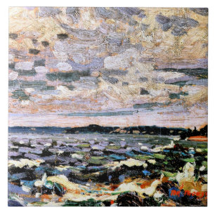 Carreau Thomson - Parry Sound Harbour, peinture populaire,