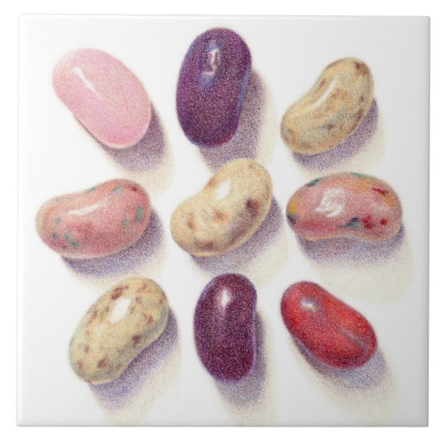 Carreau TIC TAC TOILE JELLY BEANS 6" Carré Carrelage en cé (Devant)