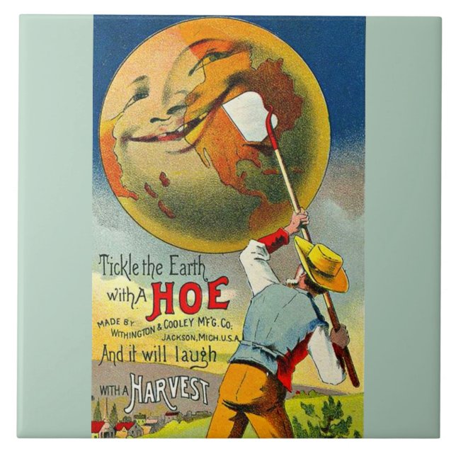 Carreau Tickle the Earth - Impression de carte commerciale (Devant)