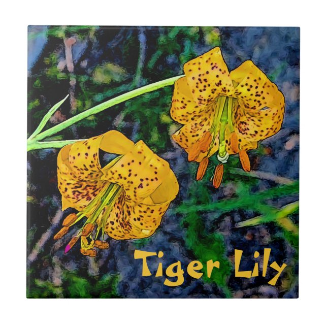 Carreau Tiger Lily (Devant)