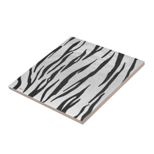 Carreau Tiger noir et blanc