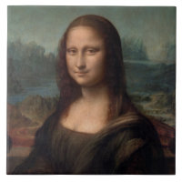 TILE CÉRAMIQUE : Léonard de Vinci : LA MONA LISA