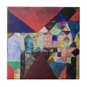 CARREAU TILE CÉRAMIQUE : PAUL KLEE : BIJOU MUNICIPAL