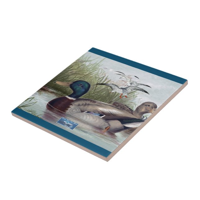 Carreau Tile Dark-Turquoise(Duck Pond) RFPMDesigns ©️ 2024 (Côté)