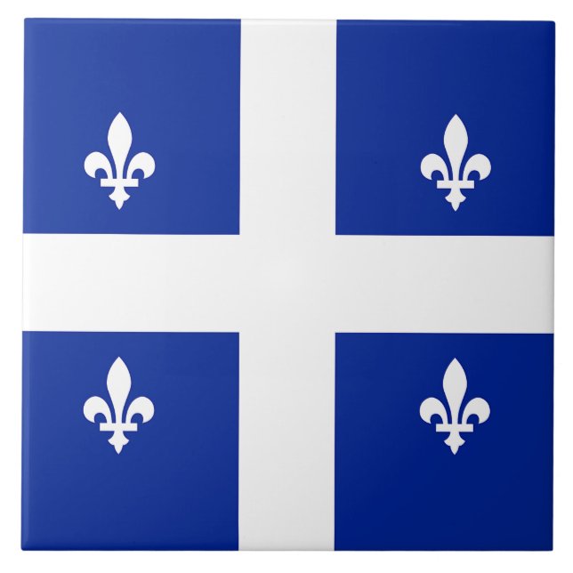 Carreau Tile drapeau du Québec (Devant)