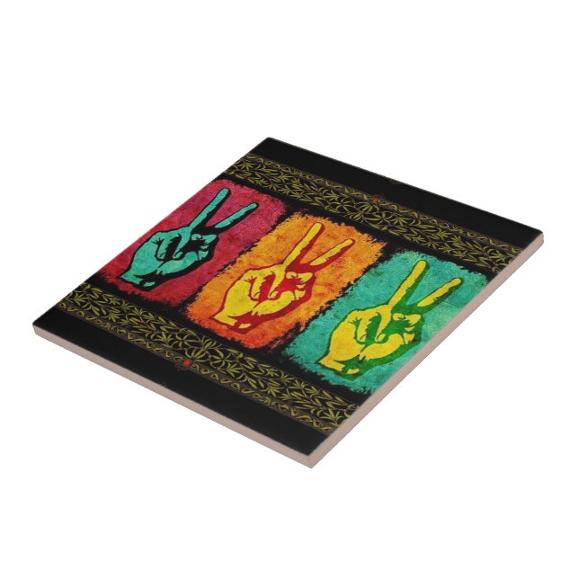 Carreau TIle en céramique de paix (Côté)