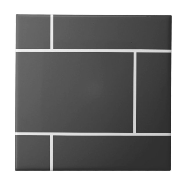 Carreau Tile en céramique du métro classique tendance (Devant)