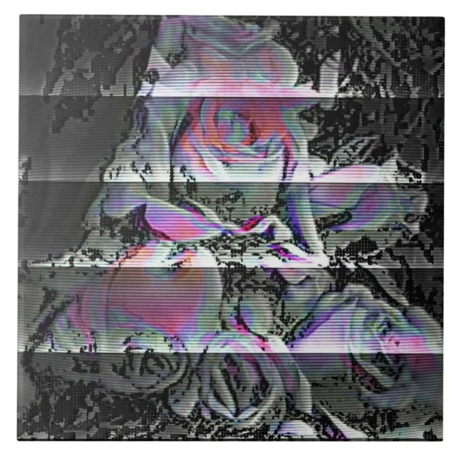 Carreau Tile en céramique Techno Bouquet (Devant)