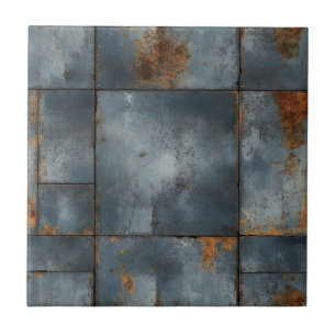 Carreau Tile en céramique texture métallique
