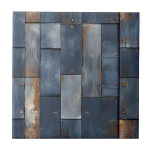 Carreau Tile en céramique texture métallique