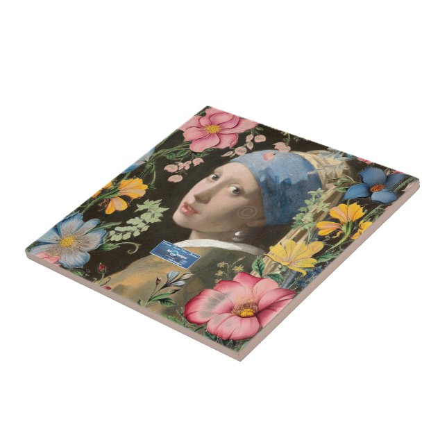 Carreau Tile Floral(Pearl Girl) RFPMDesigns ©️ 2024 (Côté)