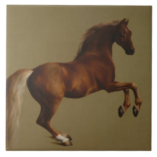 Carreau Tir à blanc sur le cheval (par George Stubbs)
