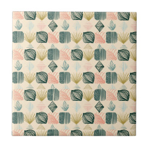 Carreau Tissu de moisissure tribale des Caraïbes gras : cr