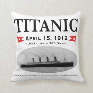 Carreau titanique 20" de coussin de bateau de