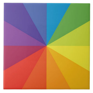 CARREAU TITRE DE ROUE DE COULEUR
