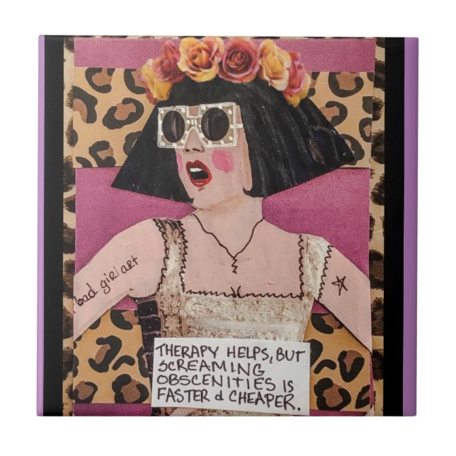 CARREAU TITRE, TRIVET-  (Devant)