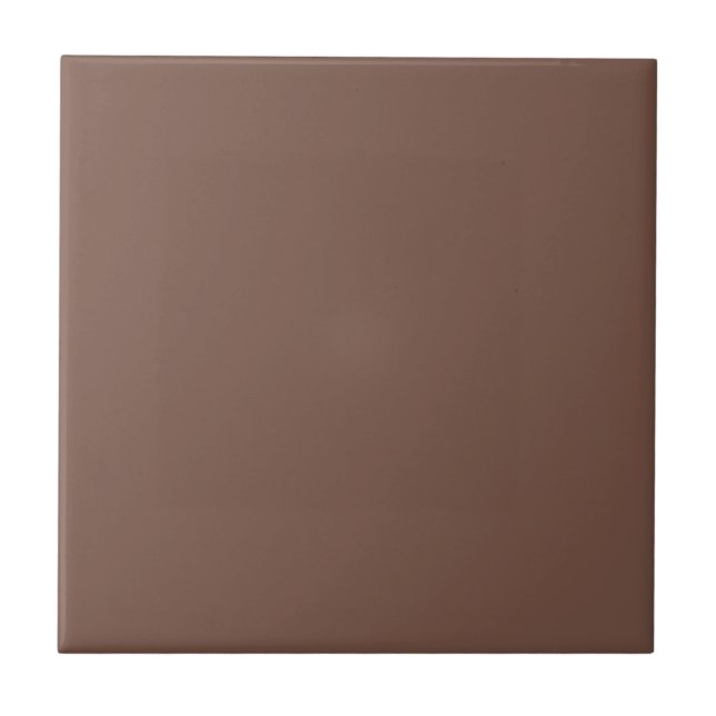 Carreau Toffee Brown couleur solide | Classic Elegant (Devant)