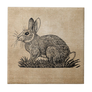 Carreau Toile de jute de lapin