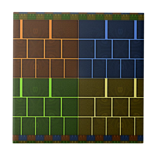 Carreau Toile murale (Devant)