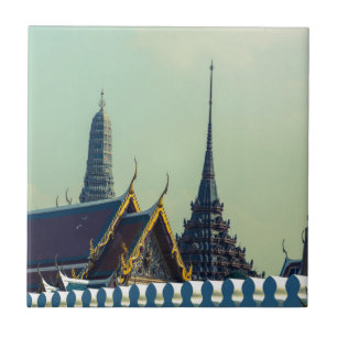 Carreau Toits du Grand Palais à Bangkok Thaïlande