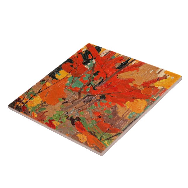Carreau Tom Thomson - Automne, beaux-arts, (Côté)