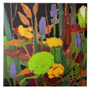 Carreau Tom Thomson - Fleurs d'eau