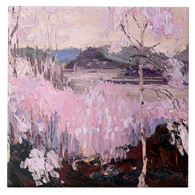 Carreau Tom Thomson - Tempête de grésil, (Devant)