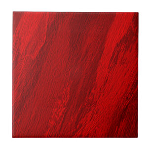 Carreau Tons diagonaux Abstraits du dessin rouge