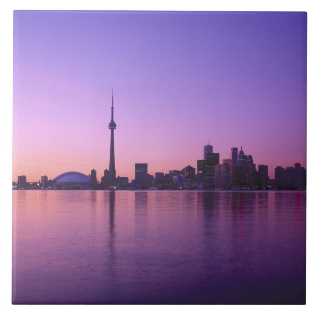 Carreau Toronto Skyline la nuit, Ontario, Canada (Devant)