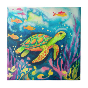 Carreau Tortue à peinture