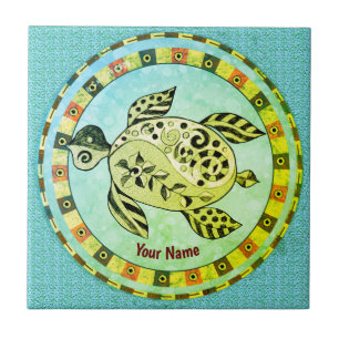 Carreau Tortue Tribale