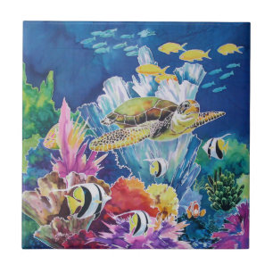 Carreau Tortue verte