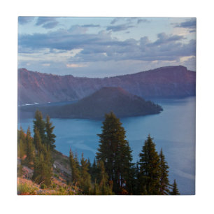 Carreau Tôt le matin, lac Crater