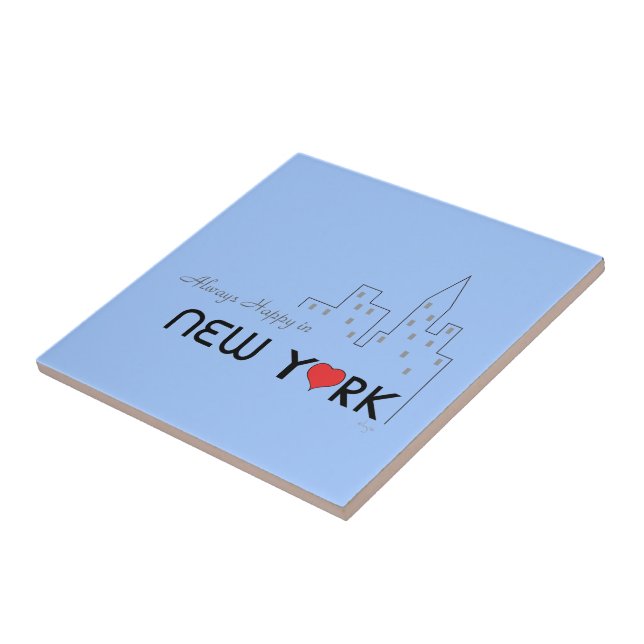 Carreau Toujours heureux à New York (Côté)