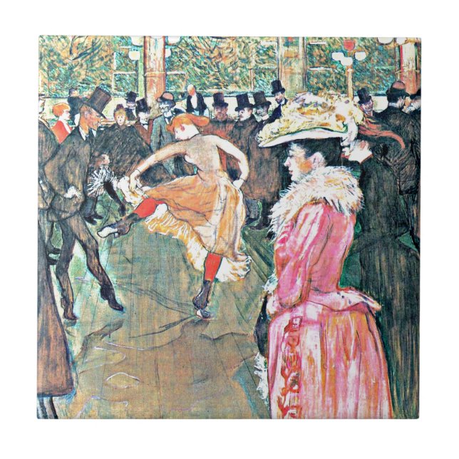 Carreau Toulouse-Lautrec : Au Rouge (Devant)