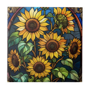 Carreau Tournesols Verre tendu Inspo Fleur de soleil