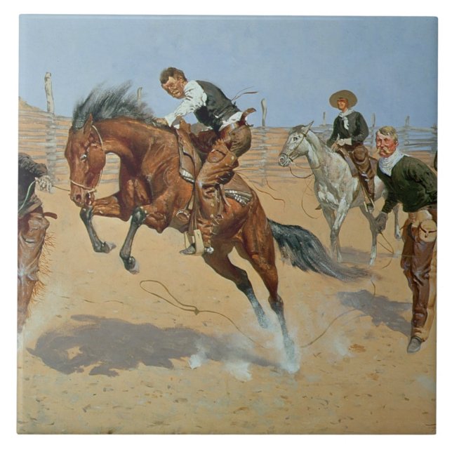 Carreau Tournez-le lâche, Bill, c.1893 (l'huile sur la (Devant)