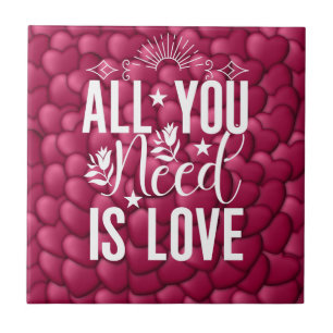 Carreau Tout ce dont vous avez besoin est Love-20230