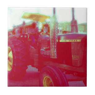 Carreau Tracteur dans une parade